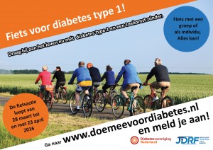 Fiets voor diabetes type 1!