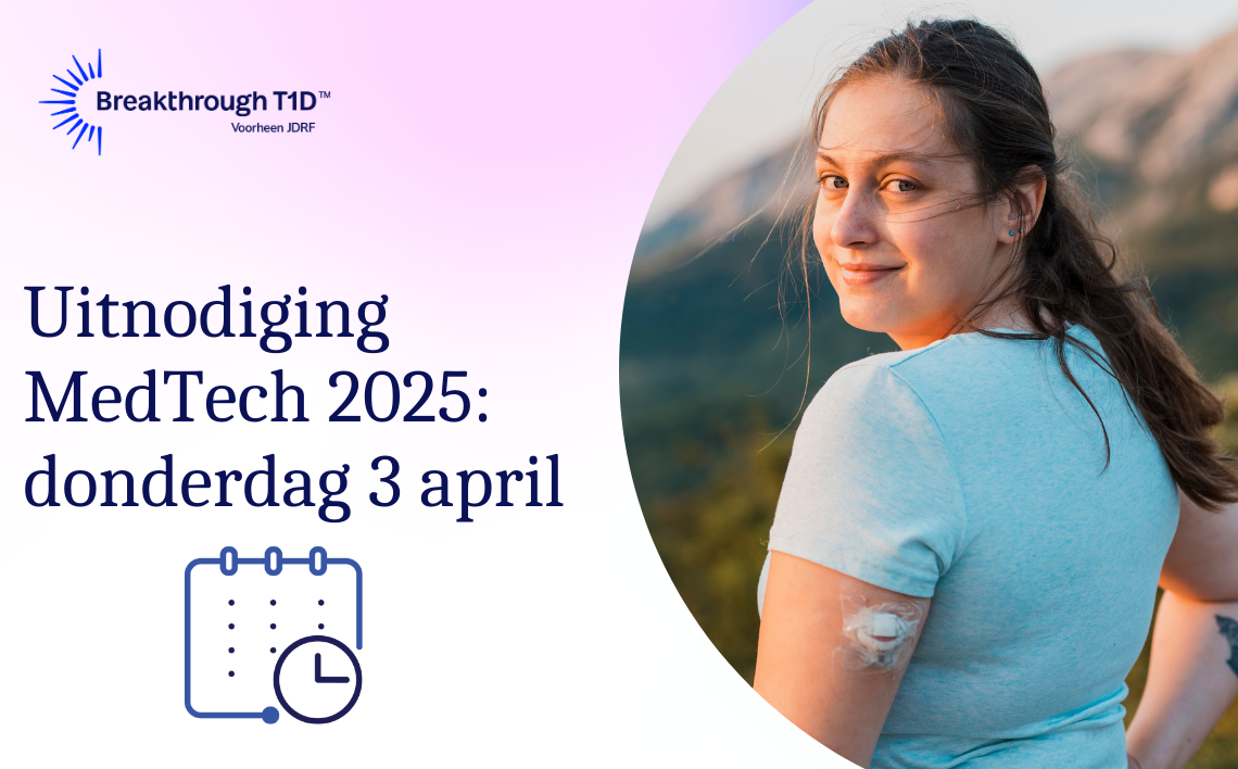 Online event MedTech op 3 april 2025: type 1 diabetes en technologie