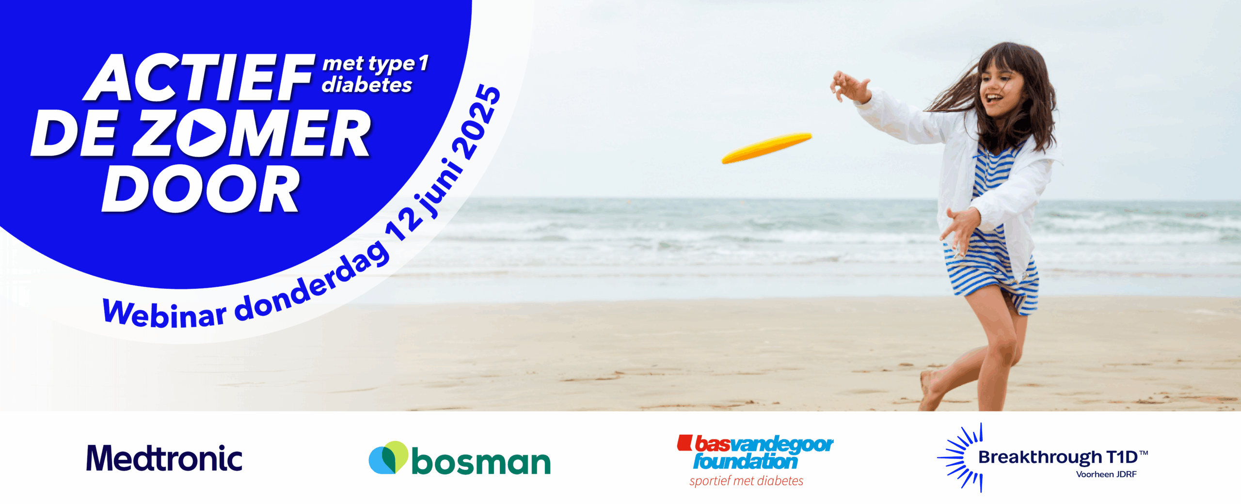 Zomerwebinar 12 juni: actief de zomer door met T1D